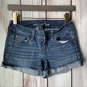 American Eagle Women’s Stretch Jean Shorts Size 0